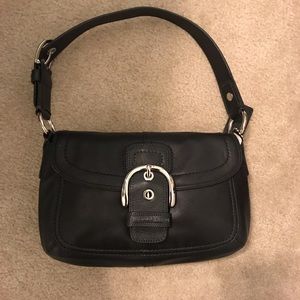 Coach leather shoulder purse